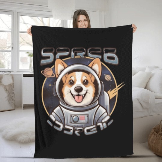 Corgi Design Fleece Blankets
