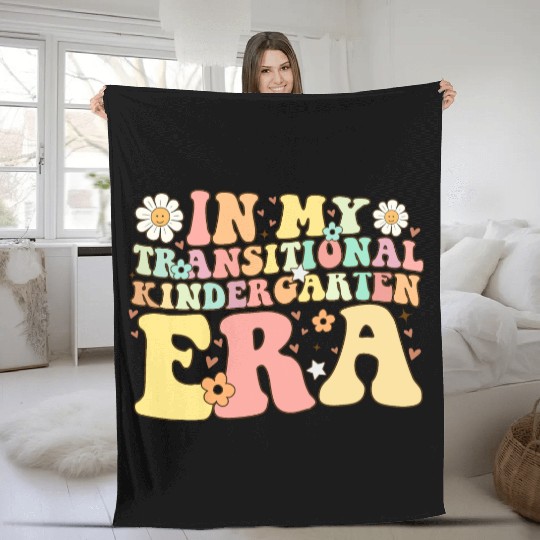 Transitional Kindergaten Tk Teacher Back to School Fleece Blankets