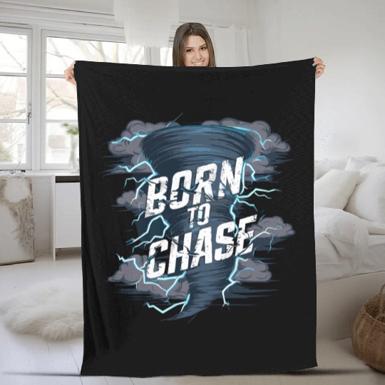 Tornado Chasing Adventures: Embrace Nature's Fury Fleece Blankets