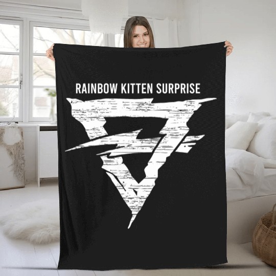Rainbow Kitten Surprise Indie Band Tribute Fleece Blankets