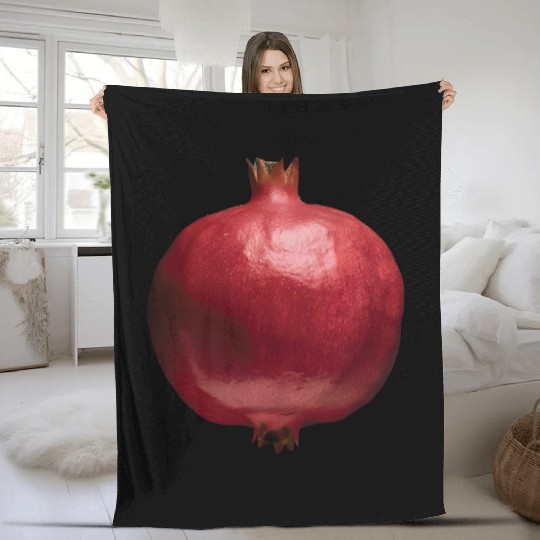 Pomegranate Realistic Fleece Blankets