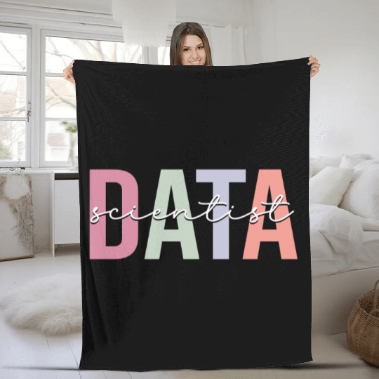 Data Scientist Data Science Data Analyst Fleece Blankets