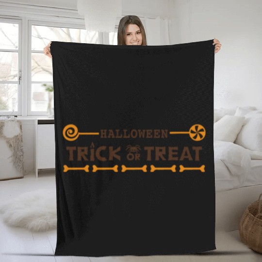 Halloween-Trick or Treat Fleece Blankets