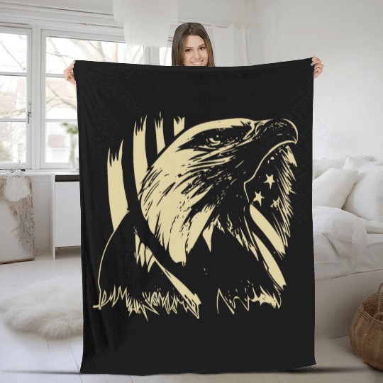 Veteran Design - US Veteran Pride Fleece Blankets