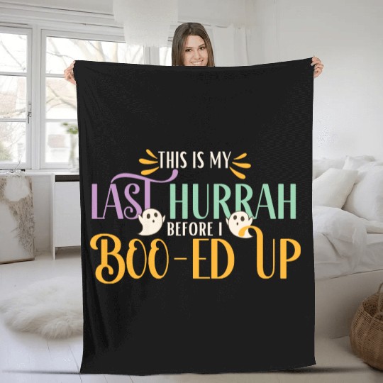 Bachelorette party | Halloween spooky party Fleece Blankets
