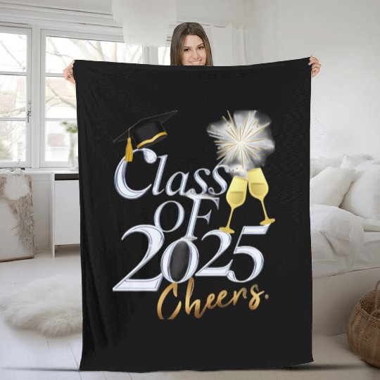 Class of 2025 cheers Fleece Blankets