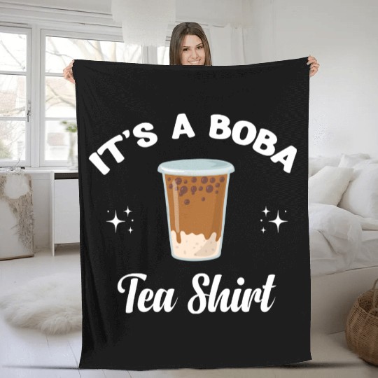 It's A Boba Tea Fleece Blankets Bubble Japan K-pop Korean