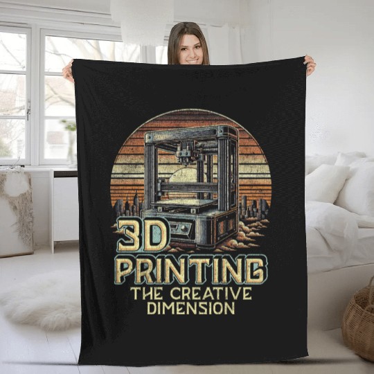 3D Print 3D Engineer Fleece Blankets