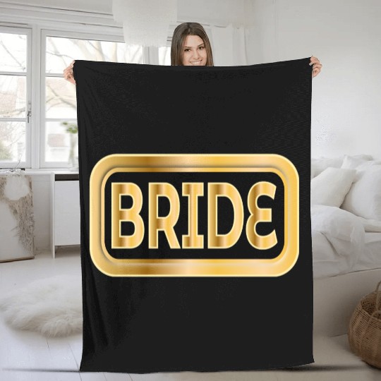 BRIDE GIFTS WEDDING ENGAGEMENT Fleece Blankets