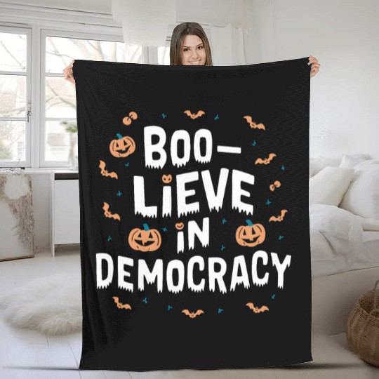 Spooky Political Satire for Halloween: Trick or Fleece Blankets