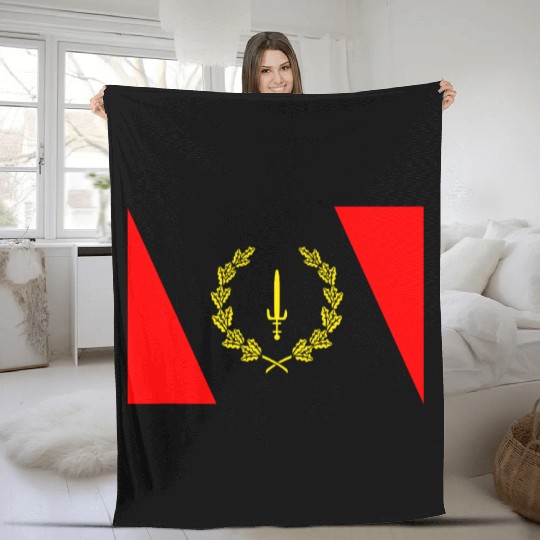 African American Heritage Flag 1967 Black History Fleece Blankets