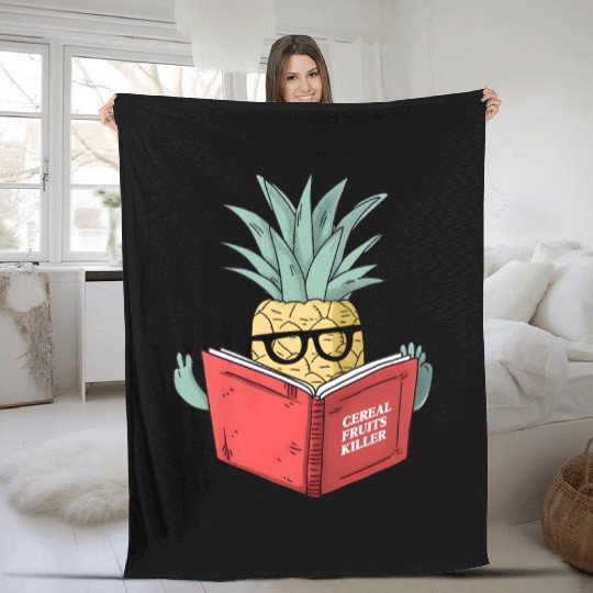 Cereal Fruits Killer Fleece Blankets
