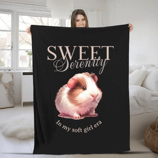 In My Soft Girl Era Fleece Blankets