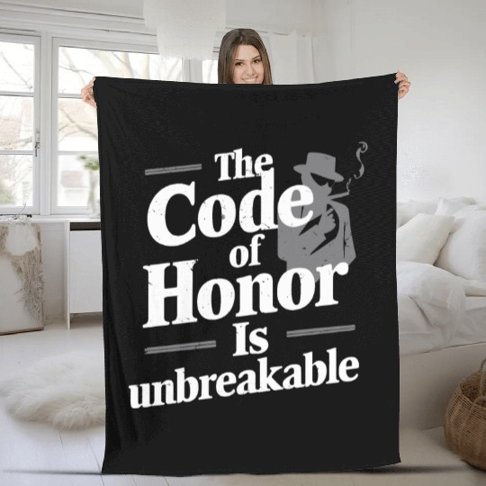 Mobster Gangster Mafia Organized Crime Boss Fleece Blankets