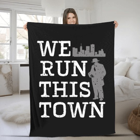 Mobster Gangster Mafia Organized Crime Boss Fleece Blankets