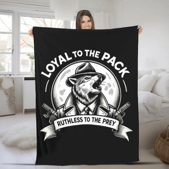 Mobster Gangster Mafia Organized Crime Boss Fleece Blankets