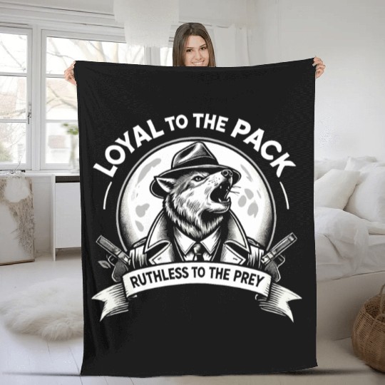 Mobster Gangster Mafia Organized Crime Boss Fleece Blankets