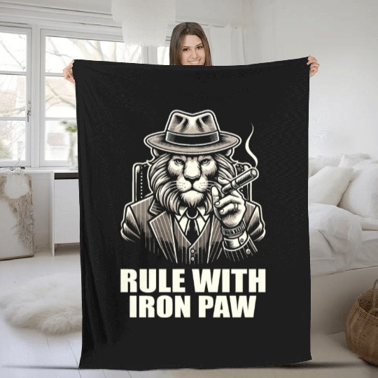 Mobster Gangster Mafia Organized Crime Boss Fleece Blankets