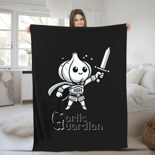 Garlic Guardian Fleece Blankets