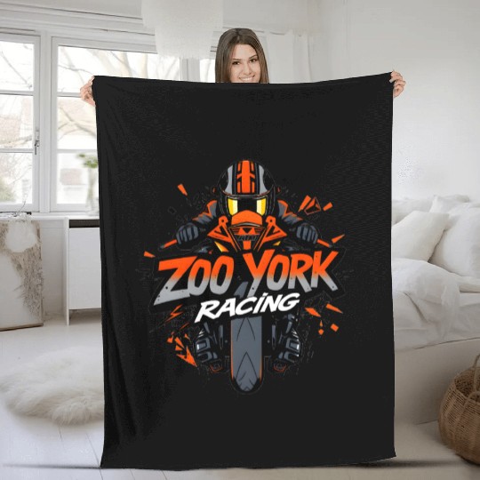 Zoo York Ktm Racing Fleece Blankets