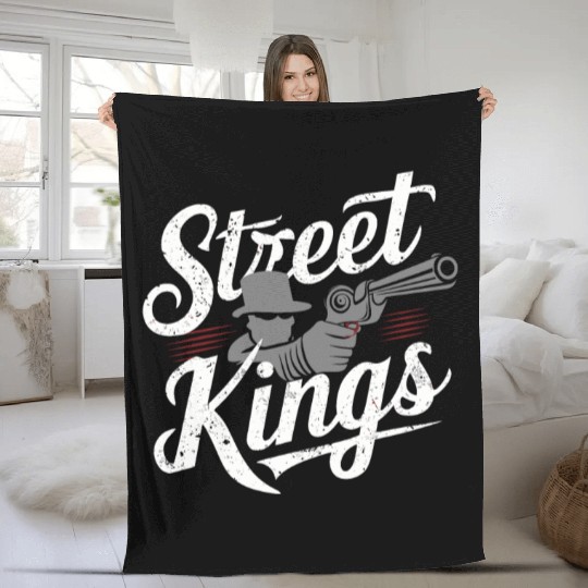 Mobster Gangster Mafia Organized Crime Boss Fleece Blankets