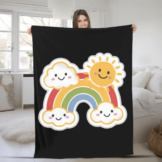 Rainbow Bright Fleece Blankets