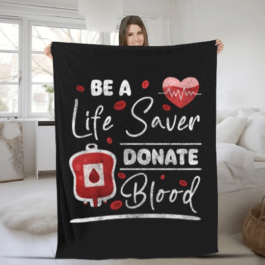 Blood Thank You Fleece Blankets