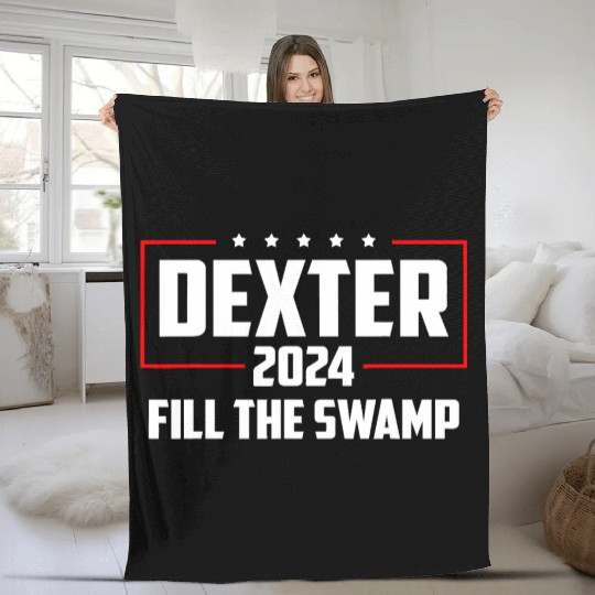 Dexter 2024 Fill The Swamp Fleece Blankets