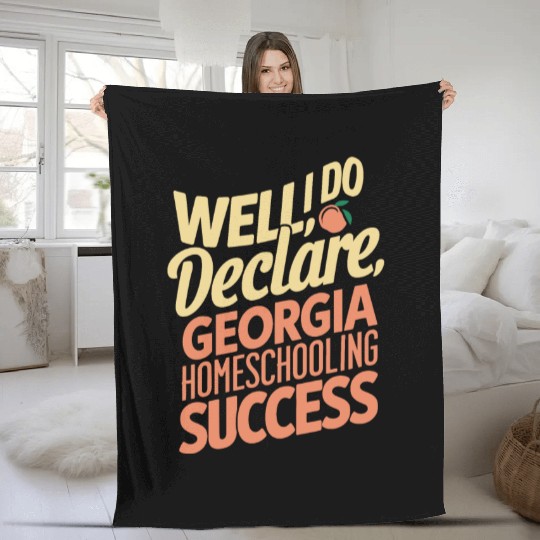 Georgia Homeschool Adventures Georgia Fleece Blankets