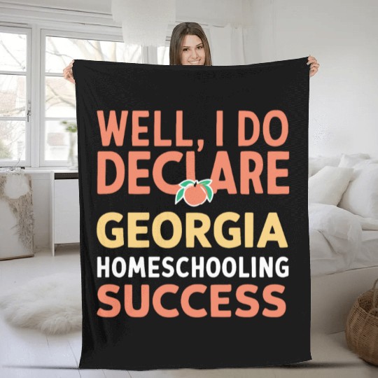 Georgia Homeschool Adventures Georgia Fleece Blankets