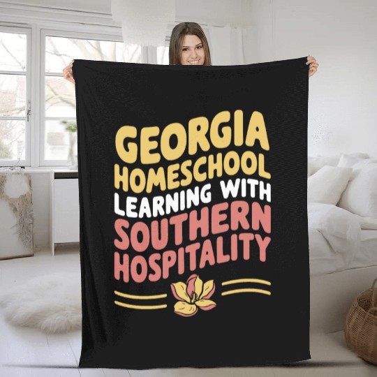 Georgia Homeschool Adventures Georgia Fleece Blankets