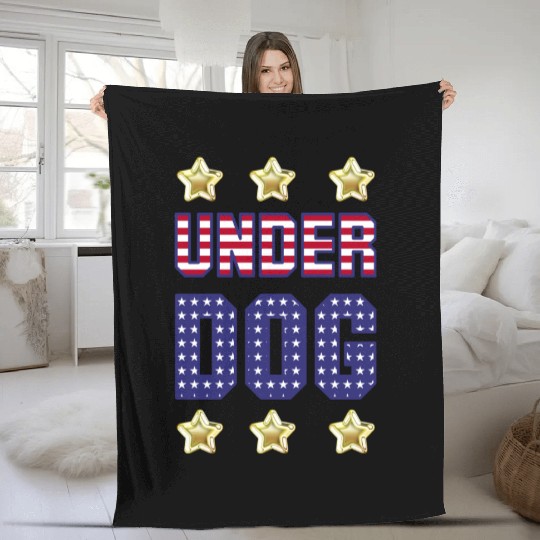 UnderDog Kamala Harris 2024 - President Election Fleece Blankets