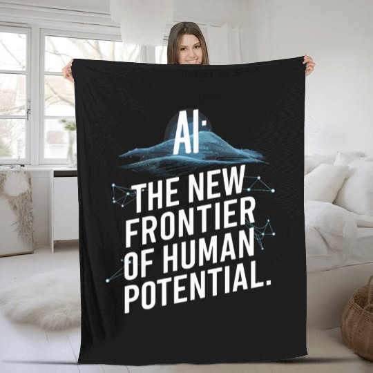 Robotics AI Automation Machine Learning Fleece Blankets