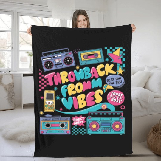 Early 90s and 2000s | Y2K fashion Fleece Blankets