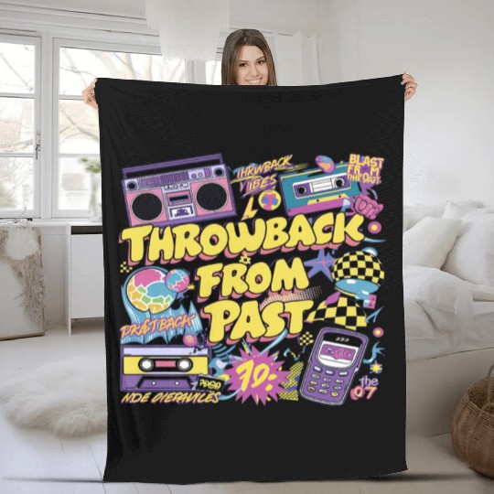 Early 90s and 2000s | Y2K fashion Fleece Blankets