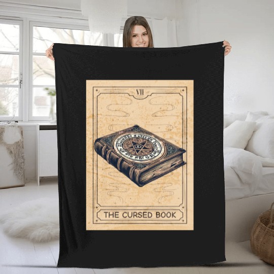 Magic - Black Magic - Magic Book Black Magic Book Fleece Blankets