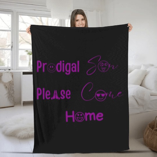 Prodigal Son Purple Fleece Blankets