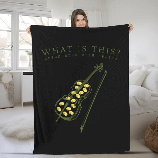 LimonCello Funny Summer Cocktail Design Fleece Blankets