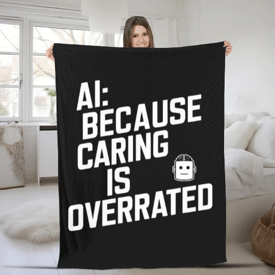 Robotics AI Automation Machine Learning Fleece Blankets