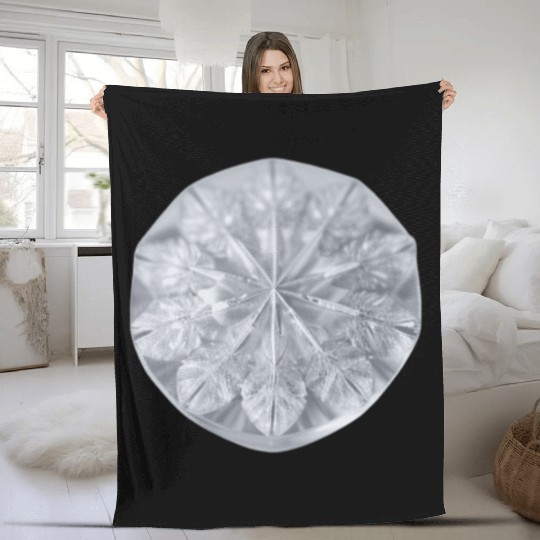 Ice Crystal Fleece Blankets