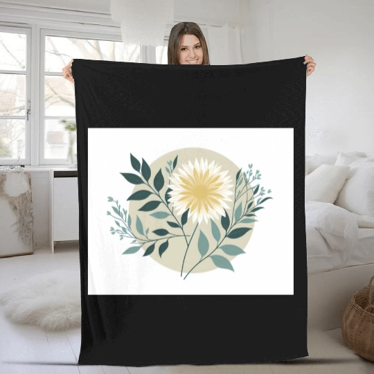 Wildflower Whisper Fleece Blankets