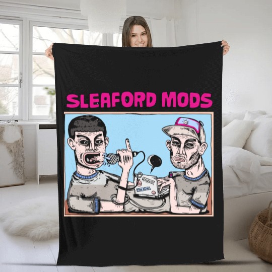 Sleaford Mods Punk Rock Design Fleece Blankets