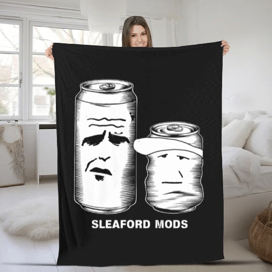 Sleaford Mods Punk Rock Design Fleece Blankets