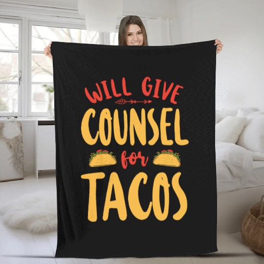 School Counselor Taco Will Give Fleece Blankets