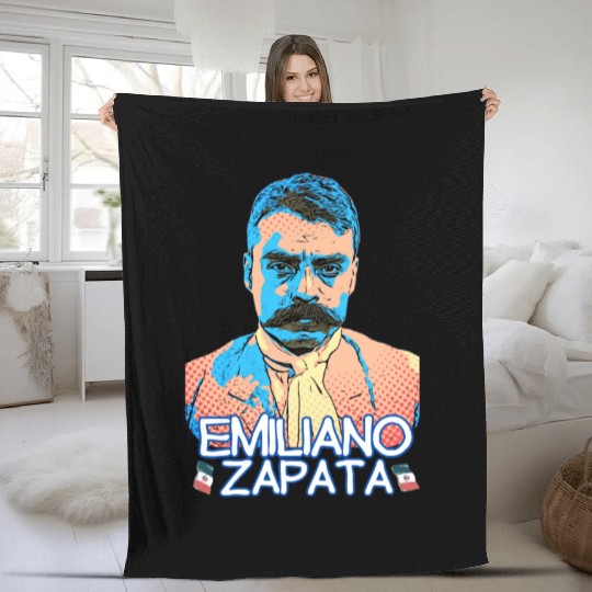 Emiliano Zapata Fleece Blankets