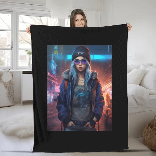 City Lights Fleece Blankets