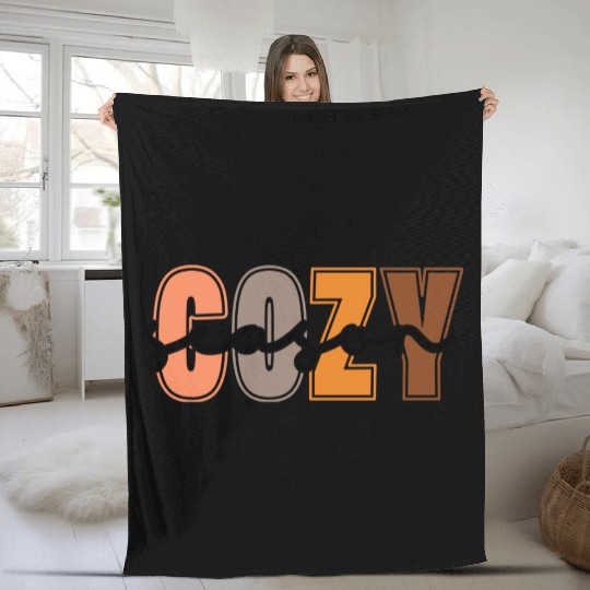 Cozy Season, Fall Season Fleece Blankets