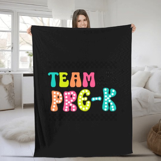 Pre-K Team - Preschool Teacher Fleece Blankets