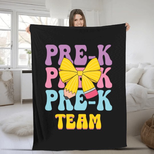 Pre-K Team - Preschool Teacher Fleece Blankets