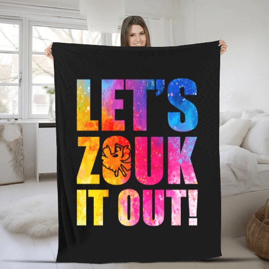 Zouk Dance Festival Design for Zouk Dancer Fleece Blankets